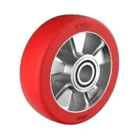 Redthane 75 Shore A Rad mit Aluminiumfelge TE 160/50-120/5K Rad-Ø 160 mm  Artikel-Nr.: WIC-165911