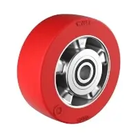 Redthane 75 Shore A Rad mit Aluminiumfelge TE 150/54-110/4K Rad-Ø 150 mm  Artikel-Nr.: WIC-185886