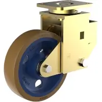 Wicke Schwerlast-Rolle gefedert Topthane 92 Shore A PG LLAKF 3/4/200/50K Rad-Ø 200 mm  Artikel-Nr.: WIC-218406