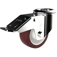 Wicke Rockplast Rad mit Rückenlochbefestigung INOX DS 