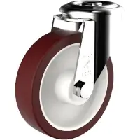 Wicke Rockplast Rad mit Rückenlochbefestigung INOX DS 