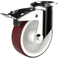 Wicke Rockplast Rad mit Rückenlochbefestigung INOX DS 
