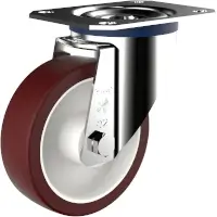 Wicke Rockplast Rad mit Plattenbefestigung INOX DS LI 02/100/30RX Rad-Ø 100 mm  Artikel-Nr.: WIC-234280