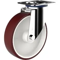 Rockplast Rad mit Plattenbefestigung INOX DS LI 4/200/50RX Rad-Ø 200 mm  Artikel-Nr.: WIC-234289