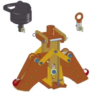 Wimag Hydro-Greifer 134 Rotator Tragfähigkeit 3000 kg  Artikel-Nr.: WI134700