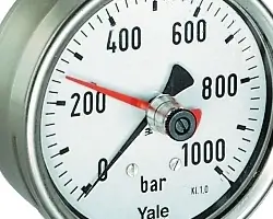 Yale Hydraulikmanometer mit Schleppzeiger Yale Hydraulikmanometer mit Schleppzeiger