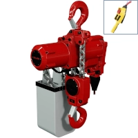 Red Rooster Druckluftkettenzug TMH-6000P2E / Tastenbed. Tragfähigkeit 6000 kg  Artikel-Nr.: YO-TMH-6000P2E