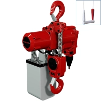 Red Rooster Druckluftkettenzug TMH-6000C2 / Seilbed. Tragfähigkeit 6000 kg  Artikel-Nr.: YO-TMH-6000C2