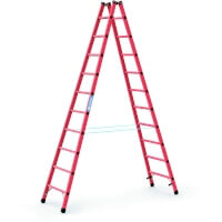 Zarges GFK-Bockleiter EFA B 2 x 10 Arbeitshöhe ca. 4.15 m  Artikel-Nr.: Z41258