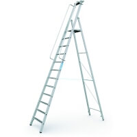Stufen-Stehleiter Meistertritt S 5,10 m Arbeitshöhe ca. 5.1 m  Artikel-Nr.: Z41635