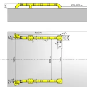 Crash Stop LKW-Einfahrhilfe