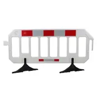 crash-stop Absperrgitter Kunststoff 20001 Absperrgitter mobil weiß Höhe 1000 mm  Artikel-Nr.: DAN-20001