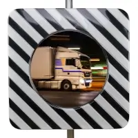 dancop Verkehrsspiegel LYON TM-F PC 60 Spiegelfläche Ø60 cm  Artikel-Nr.: DAN-TM-F PC 60