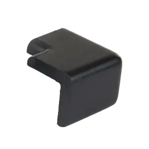 Warn- und Schutzprofile Typ H Schutzecke schwarz Höhe 12 mm  Artikel-Nr.: DAN-10814