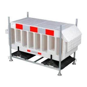 Transportgestell für Absperrgitter Set Lager- und Transportgestell mit Absperrgittern Höhe 1250 mm  Artikel-Nr.: DAN-VE-LTG-20001