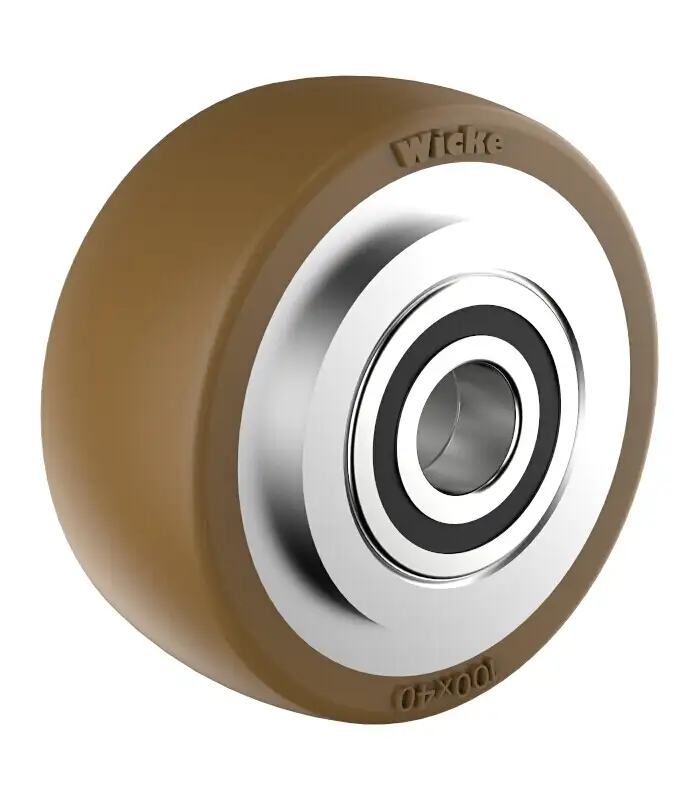 Wicke Topthane 92 Shore A Rad mit Gussfelge PG 1248 100 mm