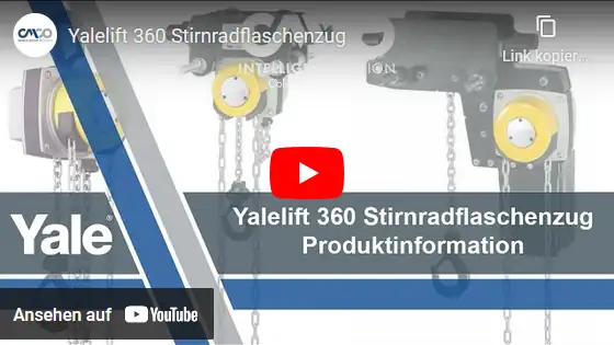 Video: Yale Flaschenzug YL360