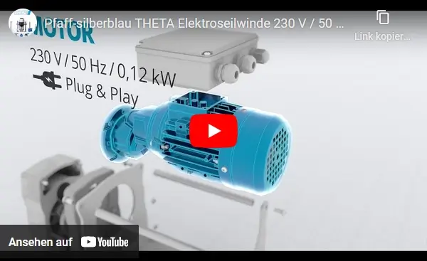 Video: Pfaff Elektroseilwinde Theta