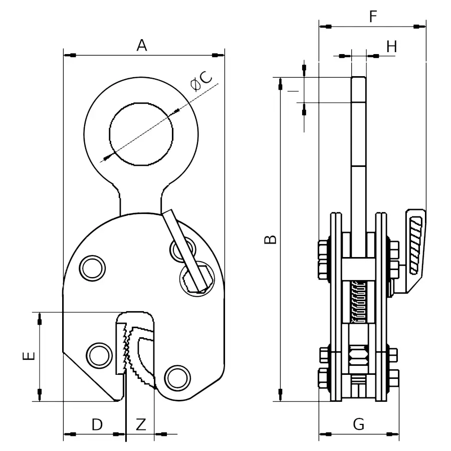 Yale Tigrip - Blechgreifer TBL plus 0.5