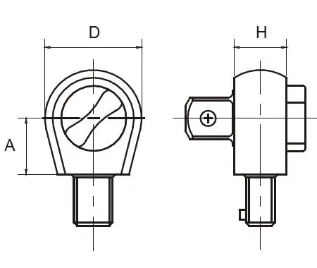 NovaTork Ratschenkopf 1/4 Zoll, Aufnahme 9x12mm, DH NovaTork Ratschenkopf 1/4 Zoll, Aufnahme 9x12mm, DH