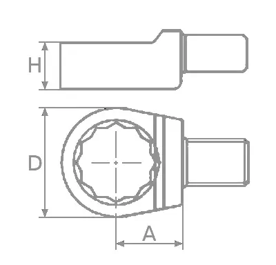 NovaTork Steckschlüssel, Aufnahme 9x12mm, QH NovaTork Steckschlüssel, Aufnahme 9x12mm, QH