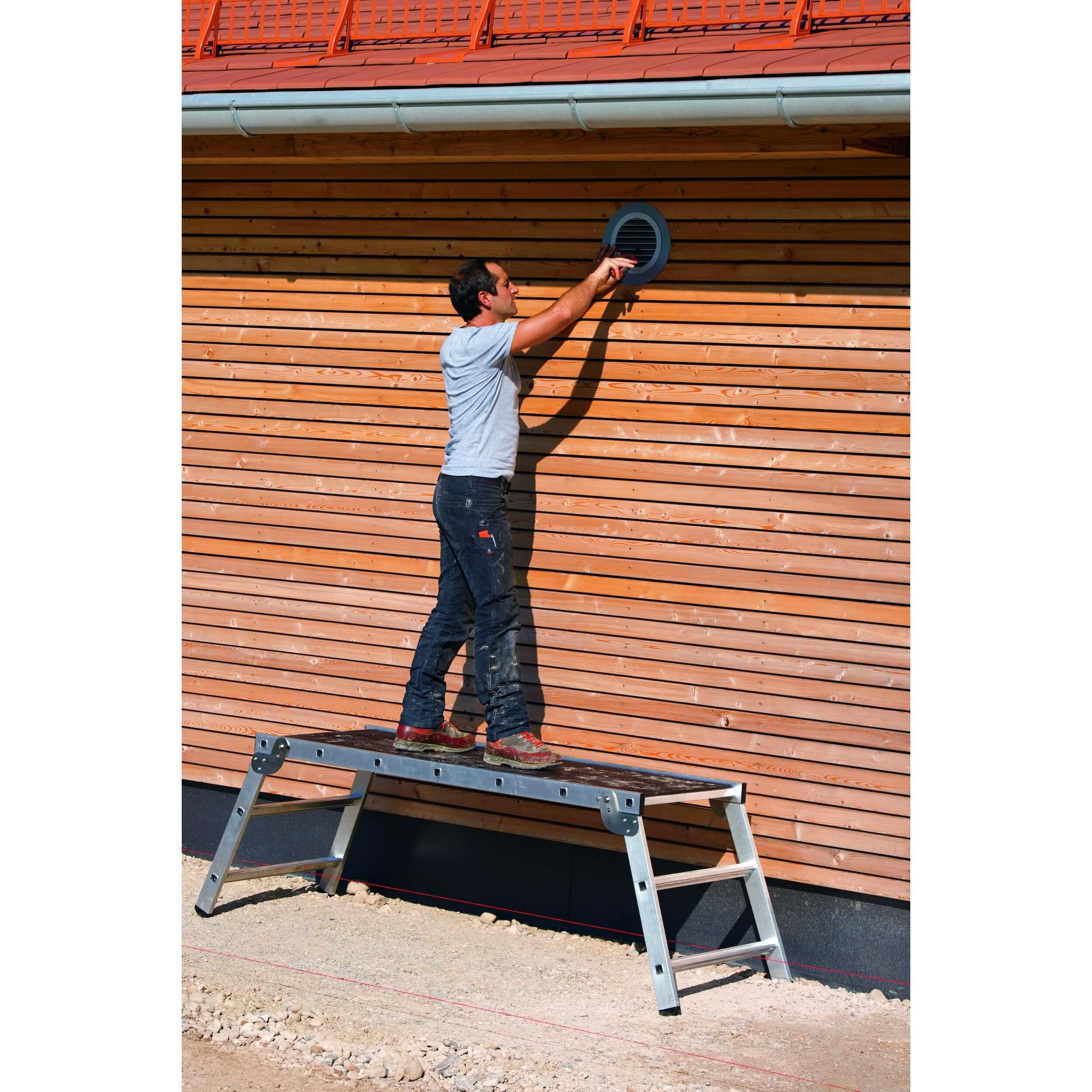 Arbeitsplattform Workmaster Plus P Holzbelag Ansicht 3 Arbeitsplattform Workmaster Plus P Holzbelag Ansicht 2