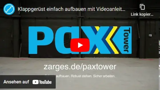Video: Zarges PaxTower SPlus 1T Aufbau