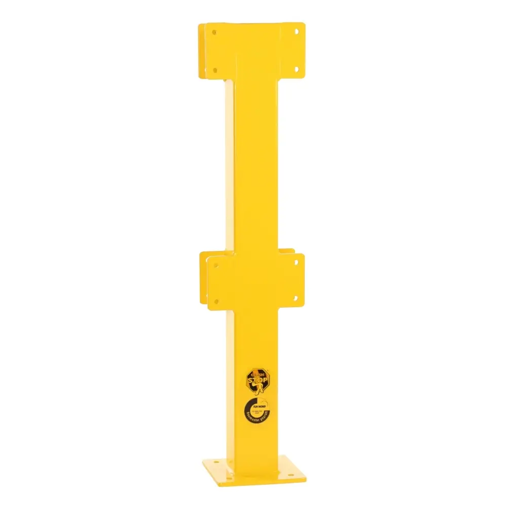 Sicherheitsgeländer (Außeneinsatz) PM+100 Mittelpfosten Ansicht 1 Sicherheitsgeländer (Außeneinsatz) PM+100 Mittelpfosten Ansicht 2