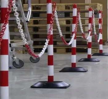 crash-stop Kettenpfostenset Kunststoff crash-stop Kettenpfostenset Kunststoff Flexibel