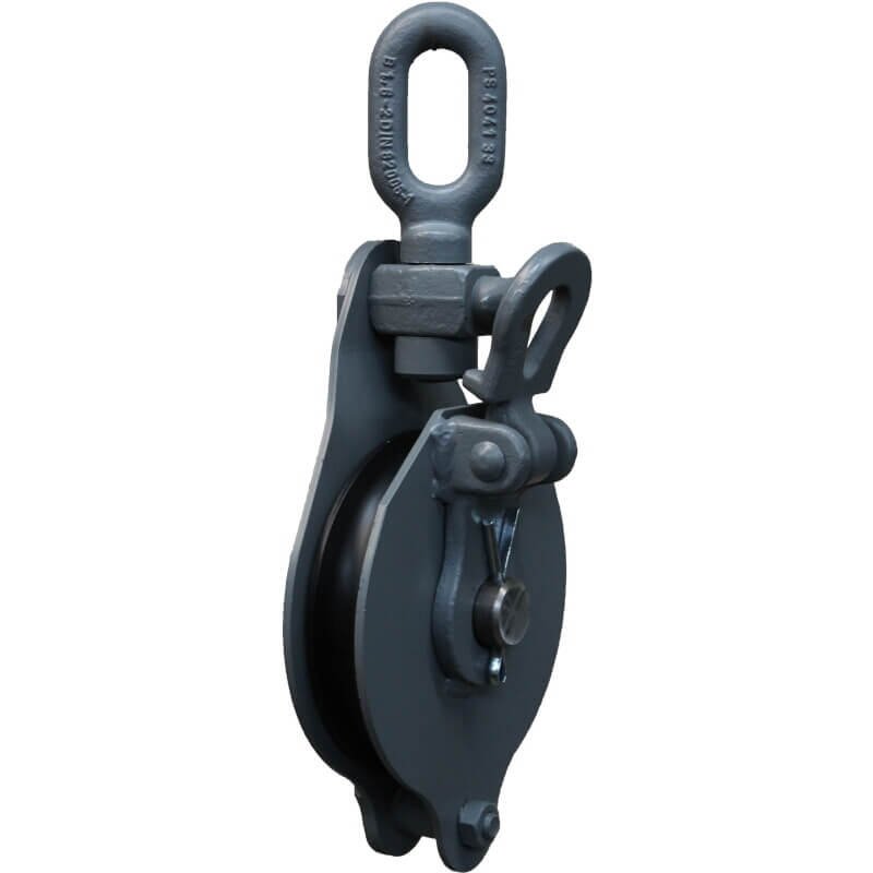 CAH Heiderich Drahtseilblock, Klappkloben Nr.46 247 500 kg