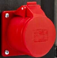 400 Volt Steckdose rot 400 Volt Steckdose rot