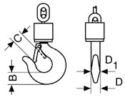 Haken von Hebelzügen Skizze Yale