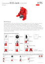 HTS Maschinenheber Eco-Jack Datenblatt