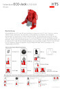 HTS Maschinenheber Eco-Jack Datenblatt