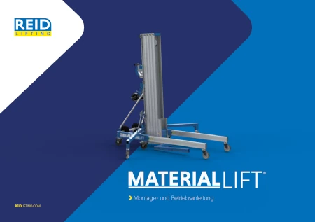 Reid Material-Lift RML Bedienungsanleitung 